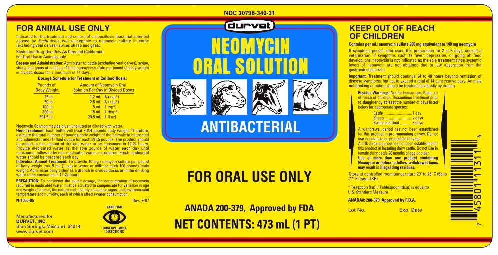 DV-Neomycin Oral-12 label