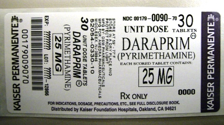 Daraprim Tablets 25 mg - Box of 30 Unit -Dose Tablets