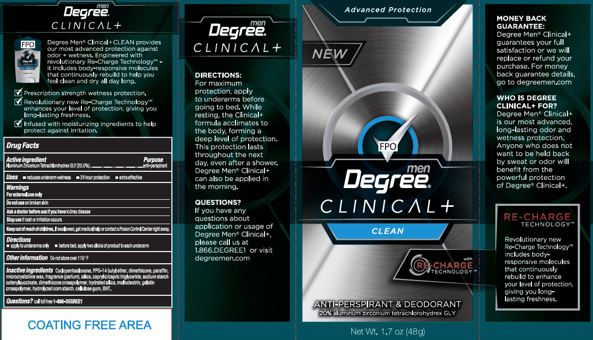Degree Clinical Men Clean Carton