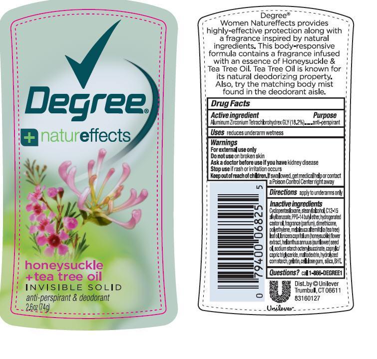 Degree Honeysuckle and Tea Tree Oil 2.6 oz PDP