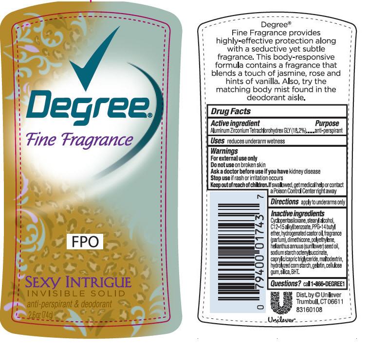 Degree Sexy Intrigue 2.6 oz PDP