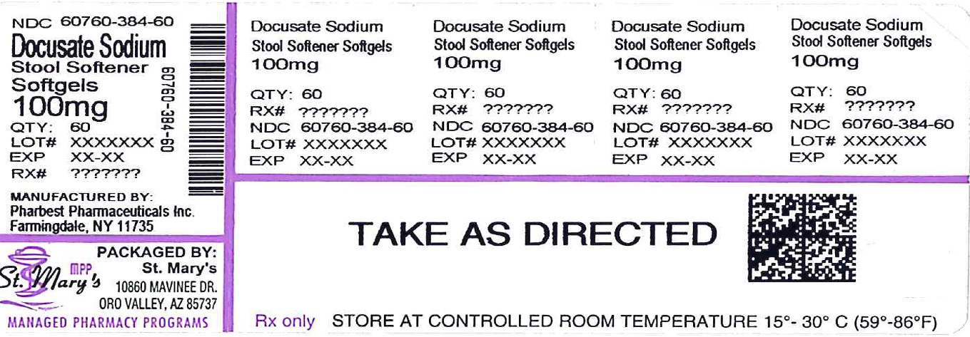 Docusate Sodium Label