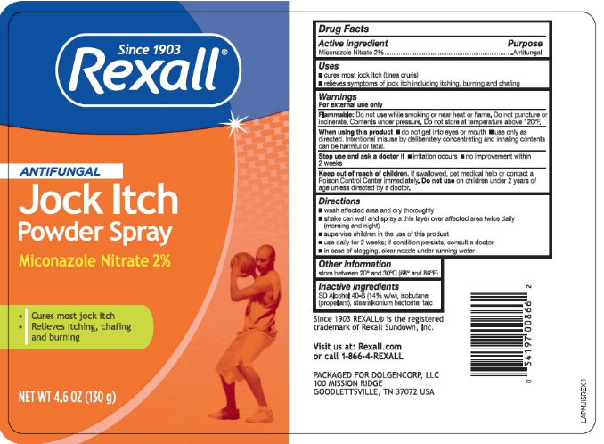 Dollar General Rexall  Jock Itch Powder Spray Talc Free - Label.jpg