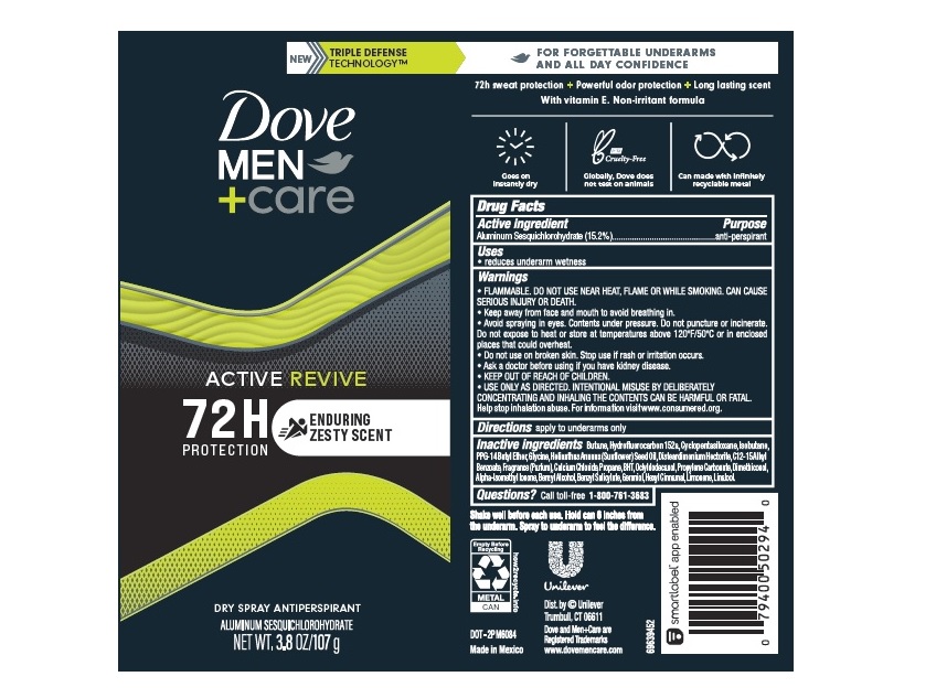 Dove Zesty Dry Spray AP