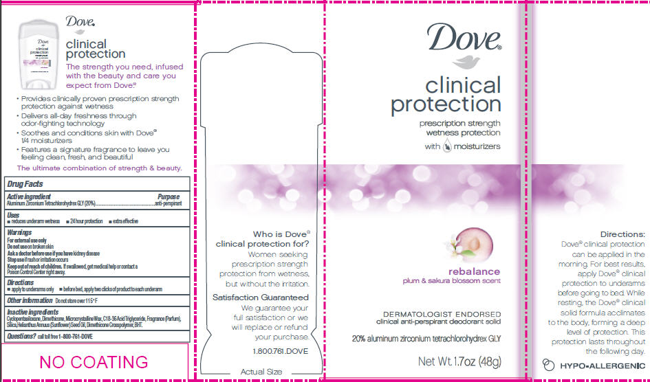 Dove Clinical Rebalance 1.7 oz carton