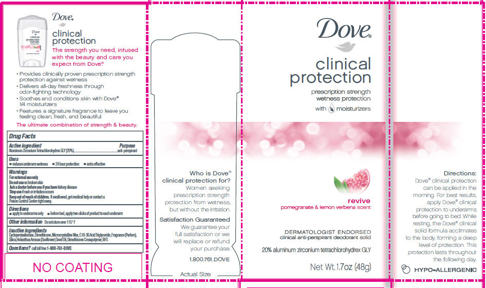 Dove Clinical Revive 1.7 oz carton
