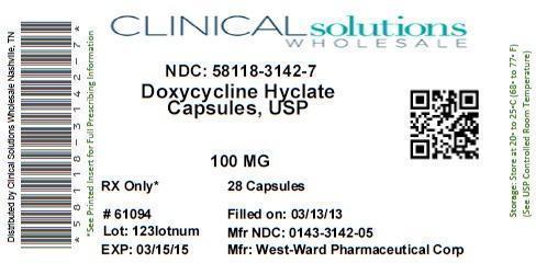 Doxycycline 100mg Cap