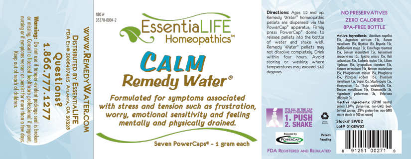 Calm Water Label