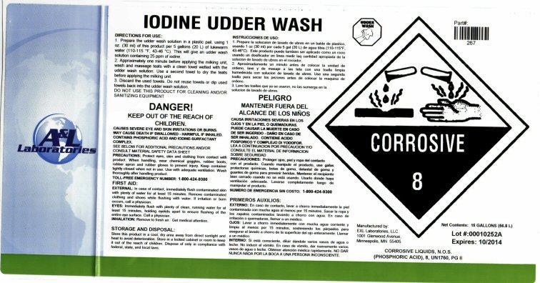 Exl Lab Iodine Udder2 Label