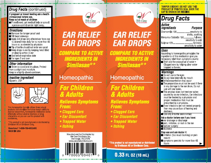Ear Relief EAR DROPS 10 ml / 0.33 fl oz