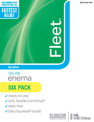 Fleet Enema Six Pack Carton