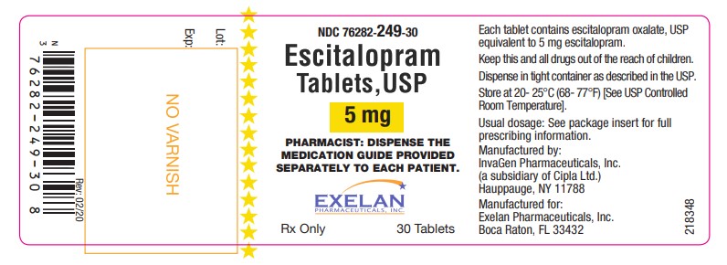 Escitalopram 5mg (30 tablets)