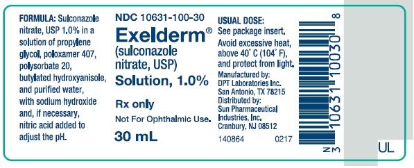 Exelderm Solution 30mL Label