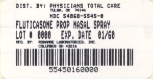 image of package label for Fluticasone Propionate 50 mcg