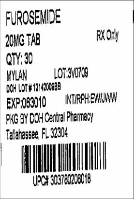 Label image for 20mg