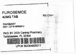 Furosemide tabs 40 mg