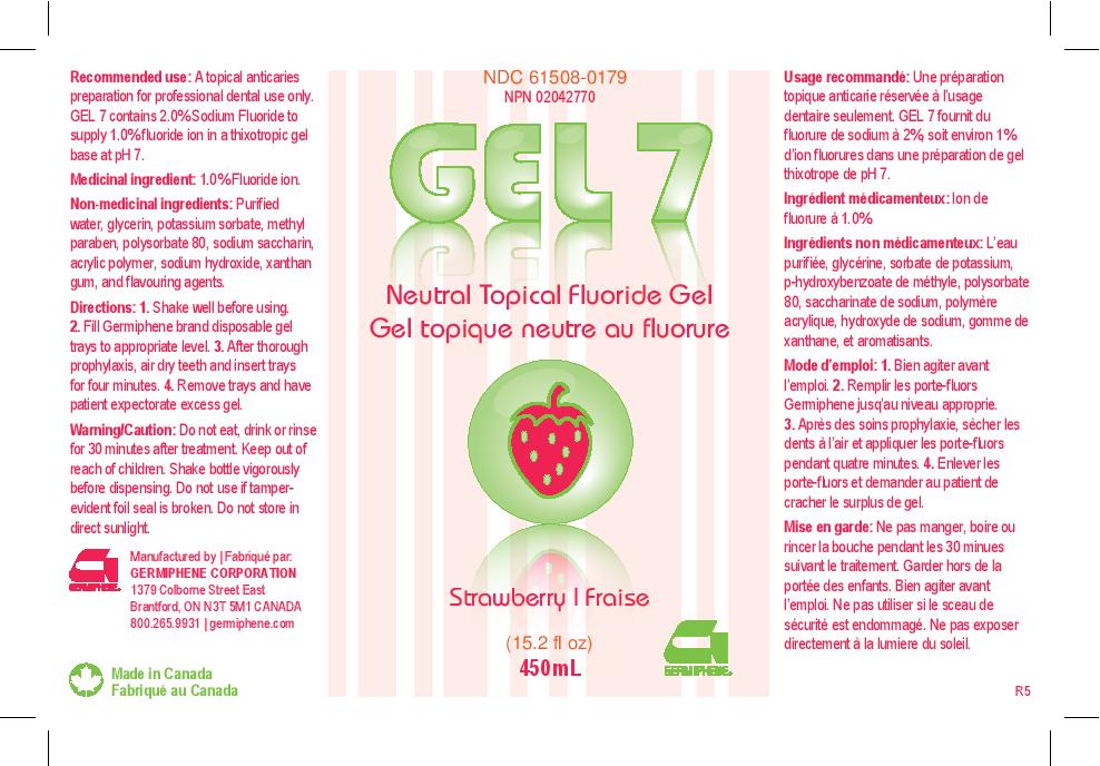 Gel 7 Strawberry Label