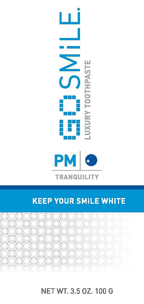 GO SMiLE PM 3.5 oz Toothpaste Tube_Front
