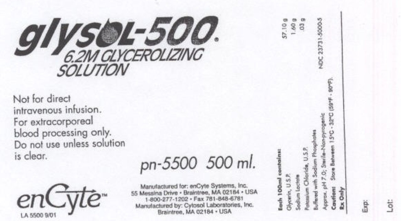 Glysol-500 6.2M Glycerolizing