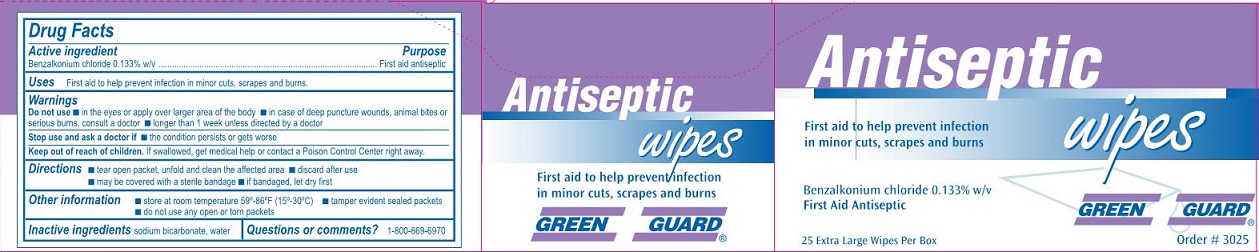 Green Guard Antiseptic Wipes 