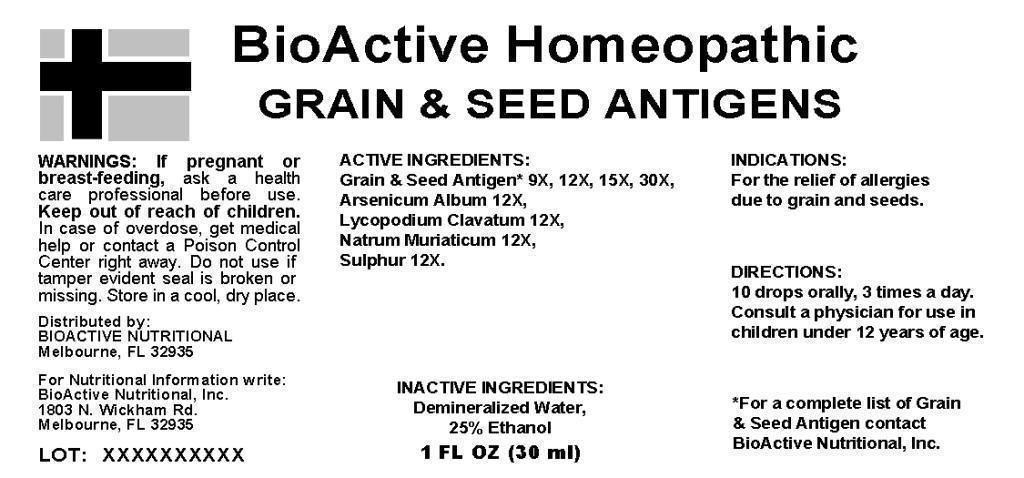 Grain and Seed Antigens