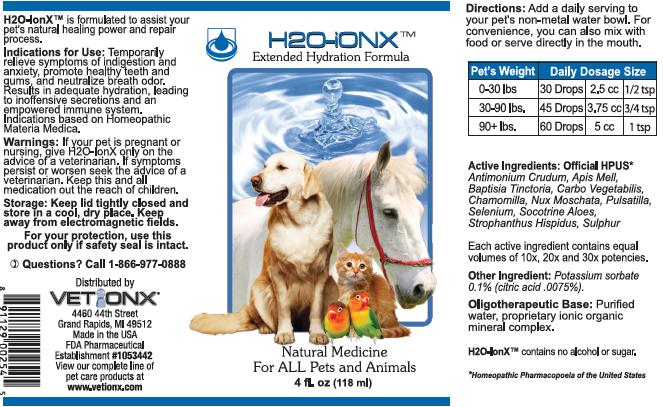 H2O Ionx Label