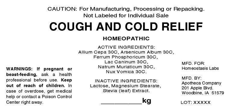 COUGH AND COLD RELIEF