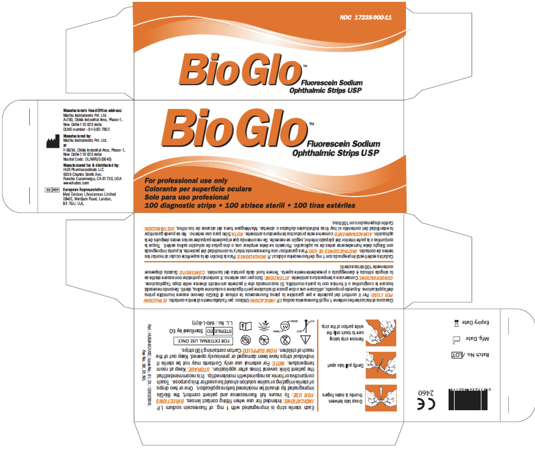 HUB BioGlo 100 Carton
