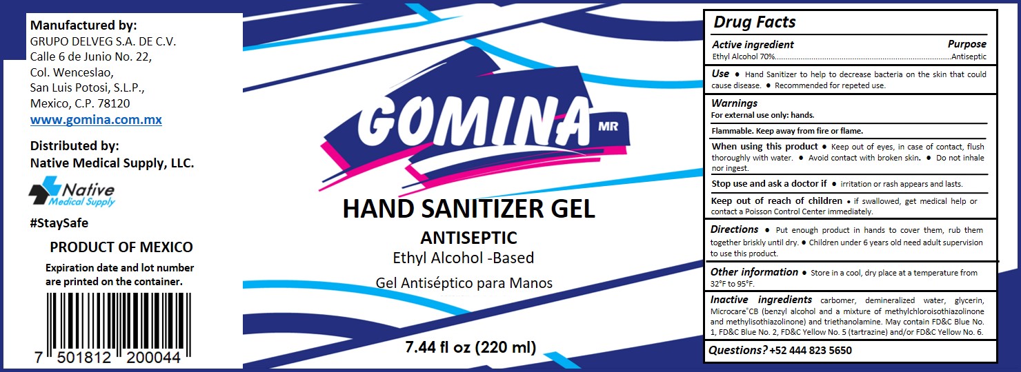 Hand Sanitizer Label  220 ml