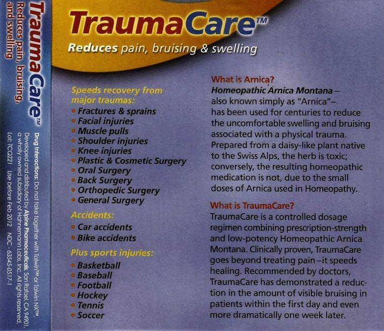 TraumaCare2 label