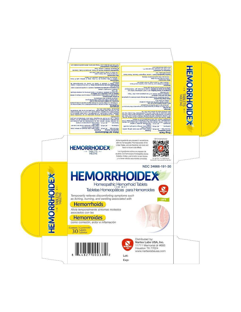 Hemorrhoidex Label
