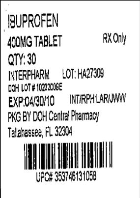 Label Image 400 mg