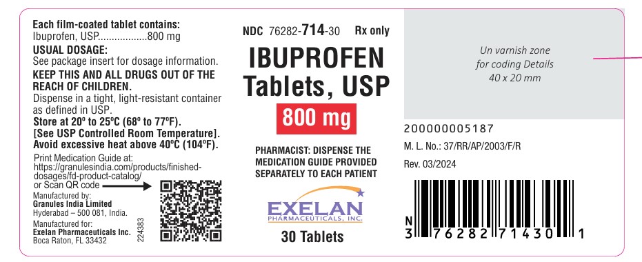 Ibuprofen 800mg (30 tab)