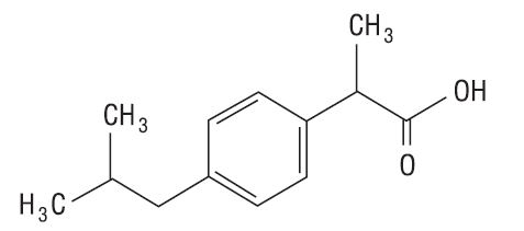 Ibuprofen Structure