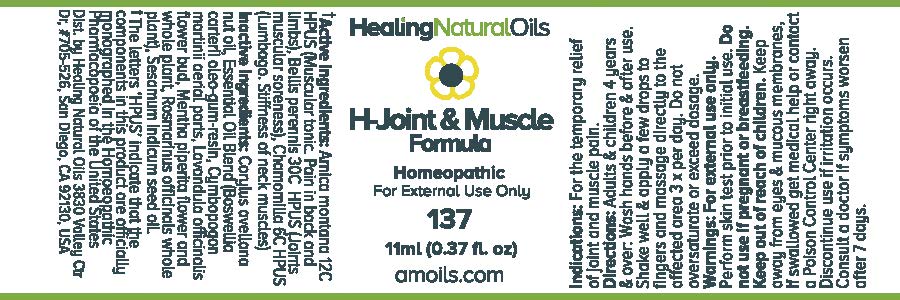 Joint and Muscle Label