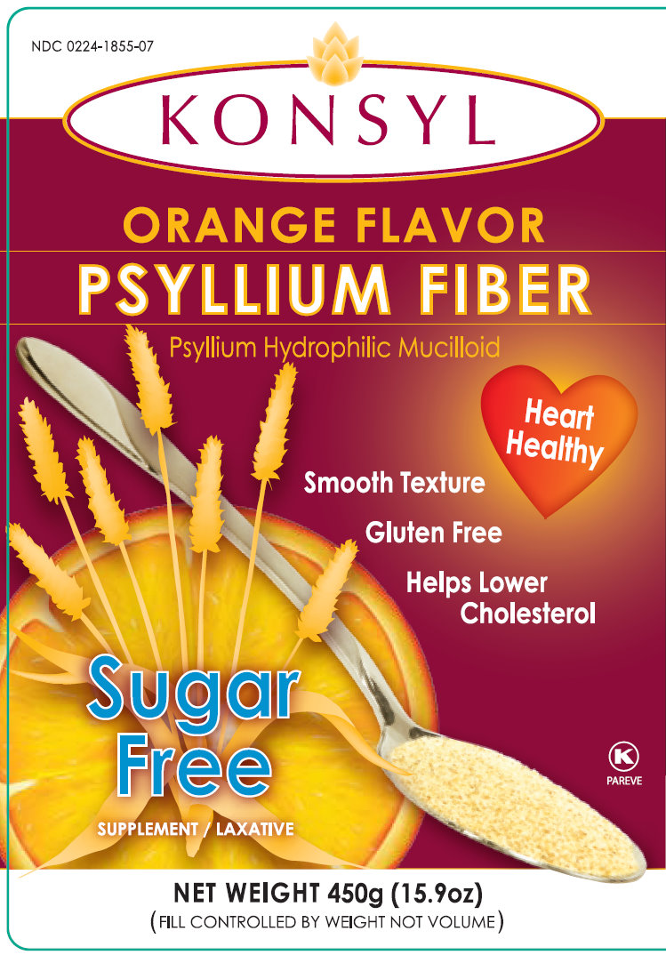 KONSYL Sugar Free Orange Flavor Psyllium Fiber 30packB