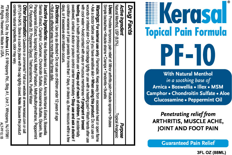 Kerasal-PF-10-Label