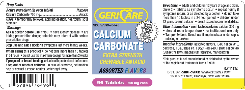 calcium carbonate es label