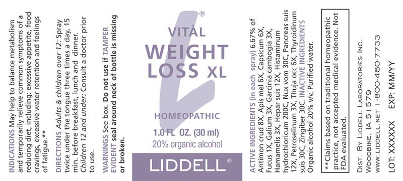 Vital Weight Loss XL  lbl