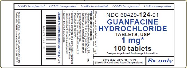 Label Graphic-Guanfacine HCl 1mg 100s