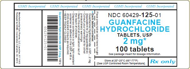 Label Graphic-Guanfacine HCl 2mg 100s