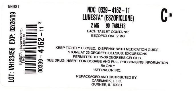 2 Mg, 90 Count Bottle Label
