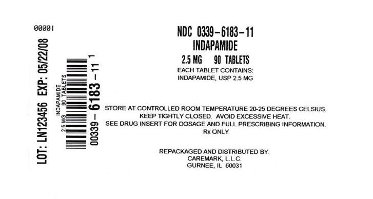 2.5 mg, 90 Count Bottle Label