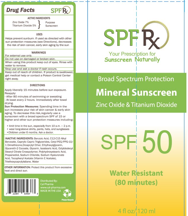 SPF Rx - Mineral Sunscreen SPF 50 PDP