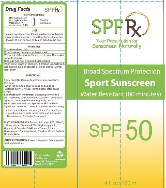 SPF Rx - Sport Sunscreen SPF 50 PDP