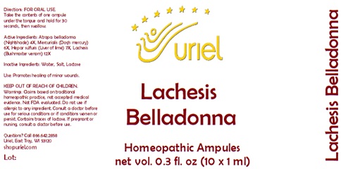 Lachesis Belladonna Ampules