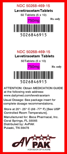 Levetiracetam 750mg label