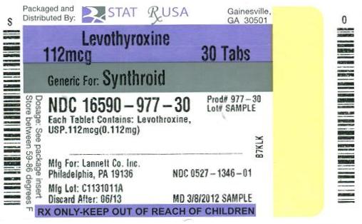 Levothyroxine Label Image
