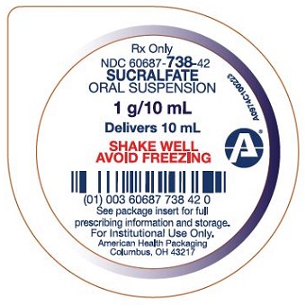 1 g/10 mL Sucralfate Oral Suspension Lid Label