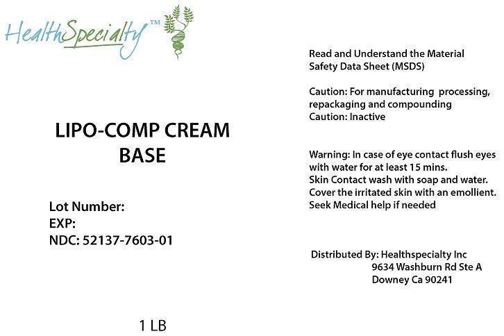 Lipo Comp Cream label